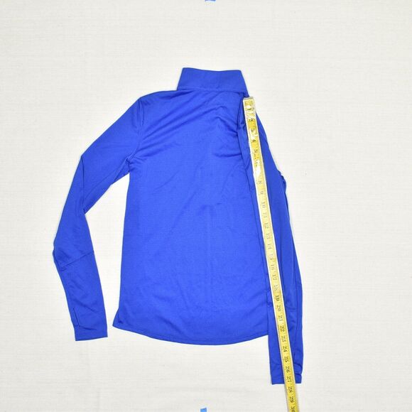 Under Armour Women Polyester Blue Size XS 1/4 Zip Pullover Sweatshirt Loose Heat - Picture 6 of 8
